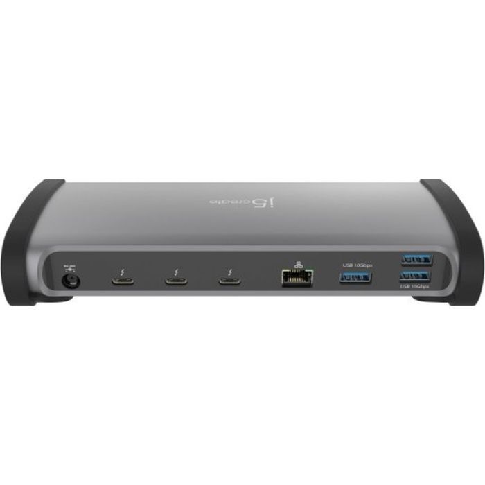 Порт-реплікатор J5create Dock-Station USB-C 11-in-1 (Thunderbolt/PD/картридер/USB-A/USB-C) (JTD562-EN) зображення 4