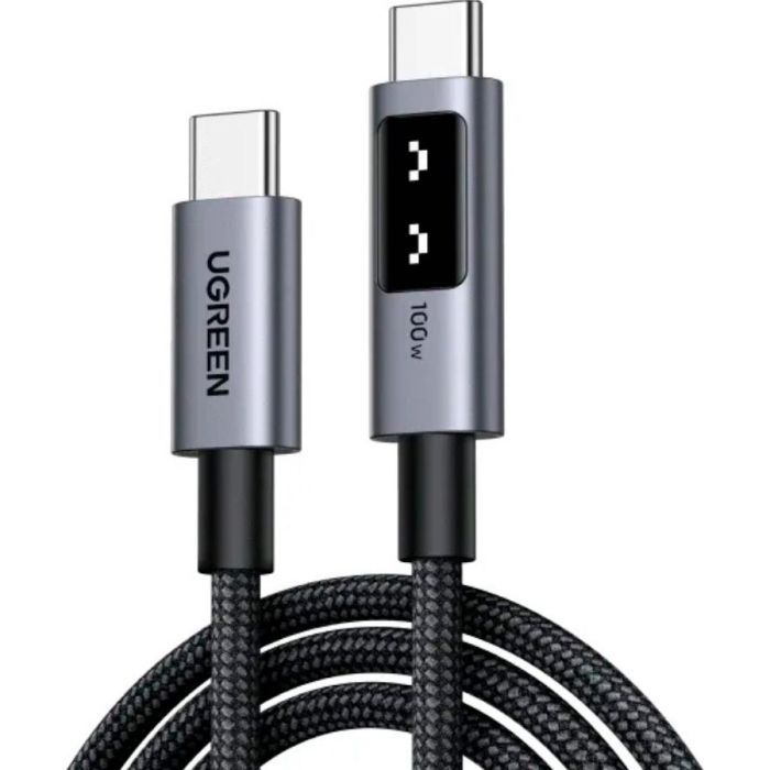 Дата кабель USB-C to USB-C 2.0m PD 100W L509 black Ugreen (35512)