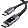 Дата кабель USB-C to USB-C 1.0m PD 100W L509 black Ugreen (35501) изображение 2