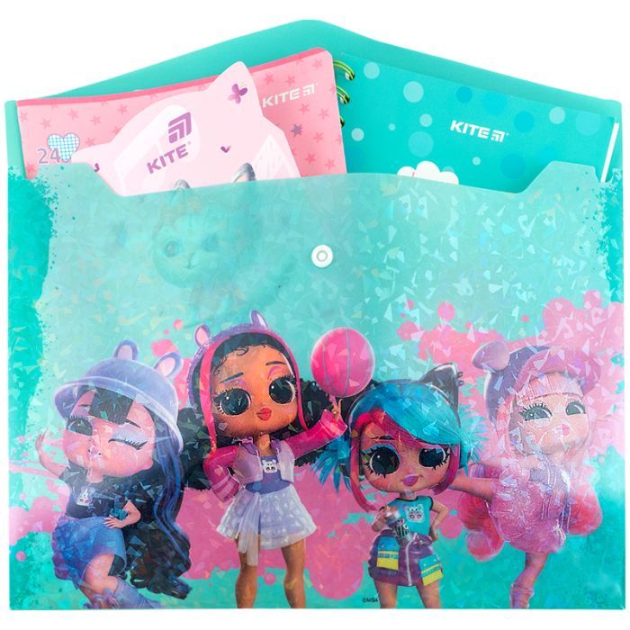 Папка - куточок Kite А4 LOL -2 (LO25-244-2) зображення 3
