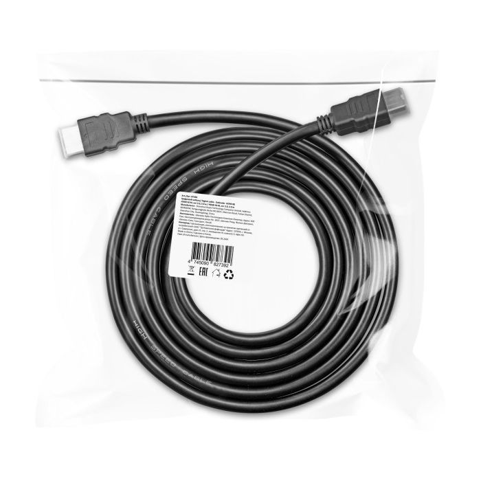 Кабель мультимедийный HDMI M to HDMI M 2.0m V1.4 black Defender (87336) изображение 4