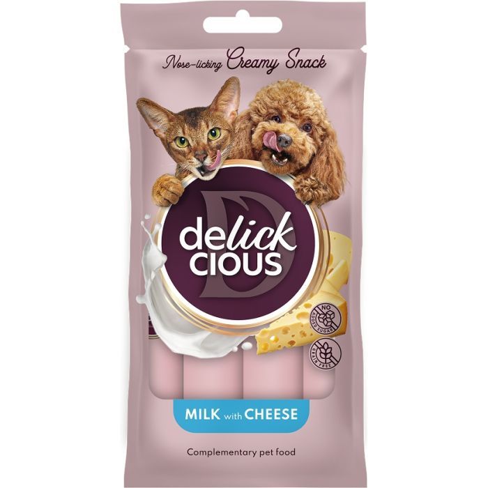 Лакомство для собак Delickcious Кремовые молоко с сыром 1+1 (4820269148062) изображение 2
