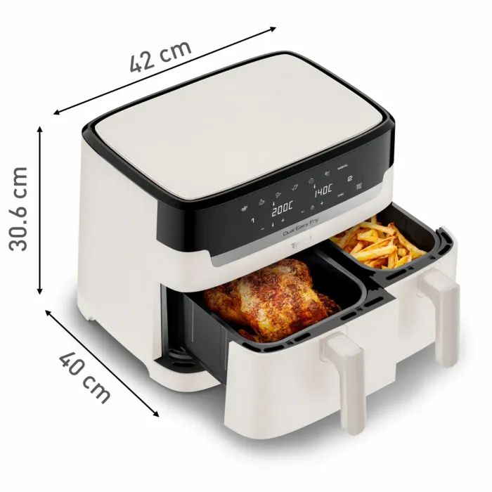 Мультипіч Tefal Dual Easy Fry Essential White (EY901AE0) зображення 3
