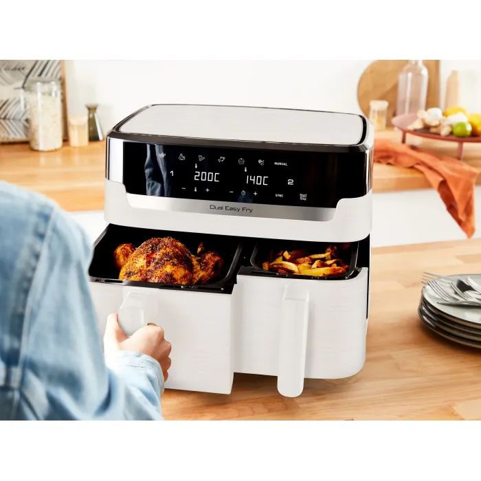 Мультипіч Tefal Dual Easy Fry Essential White (EY901AE0) зображення 4