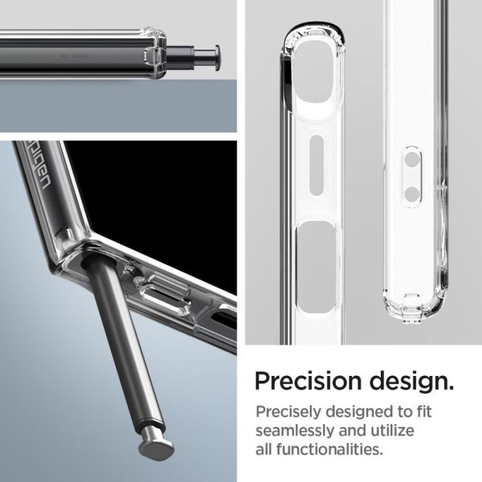 Чехол для мобильного телефона Spigen Ultra Hybrid Samsung Galaxy S24 Ultra Crystal Clear (8809971221771) изображение 12