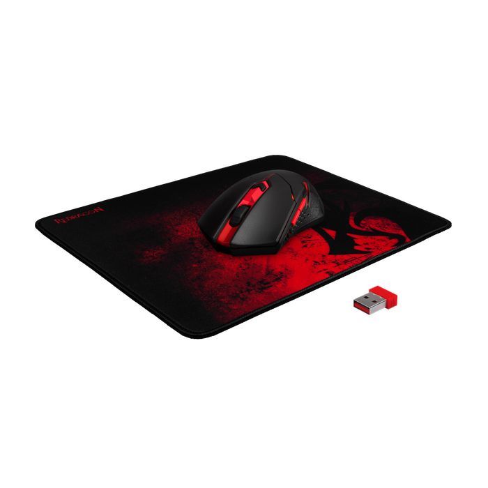 Мишка Defender M601WL-BA Wireless + mouse pad Black/Red (78227) зображення 8