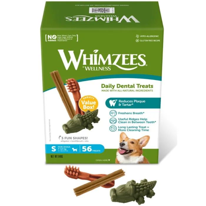 Ласощі для собак Whimzees Variety Value Box S 56 шт (8718627754979)