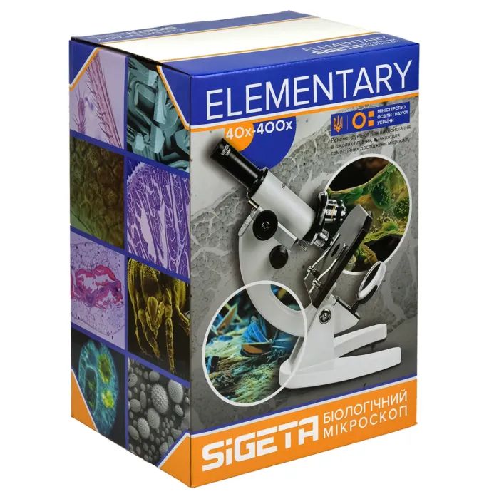 Мікроскоп Sigeta ELEMENTARY 40x-400x LED Mono (65266) зображення 12