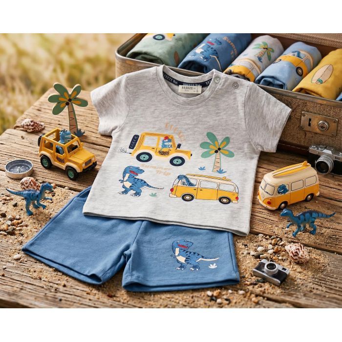 Набор детской одежды Breeze с машинкой (20988-104B-gray) изображение 10