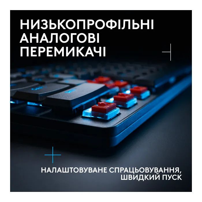 Клавіатура Logitech G515 Rapid TKL Wired USB UA Black (920-013861) зображення 2
