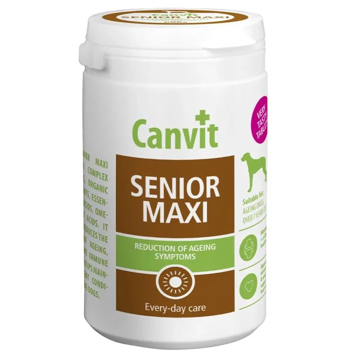 Вітаміни для собак Canvit Senior Maxi 230 г (8595602533770) зображення 2