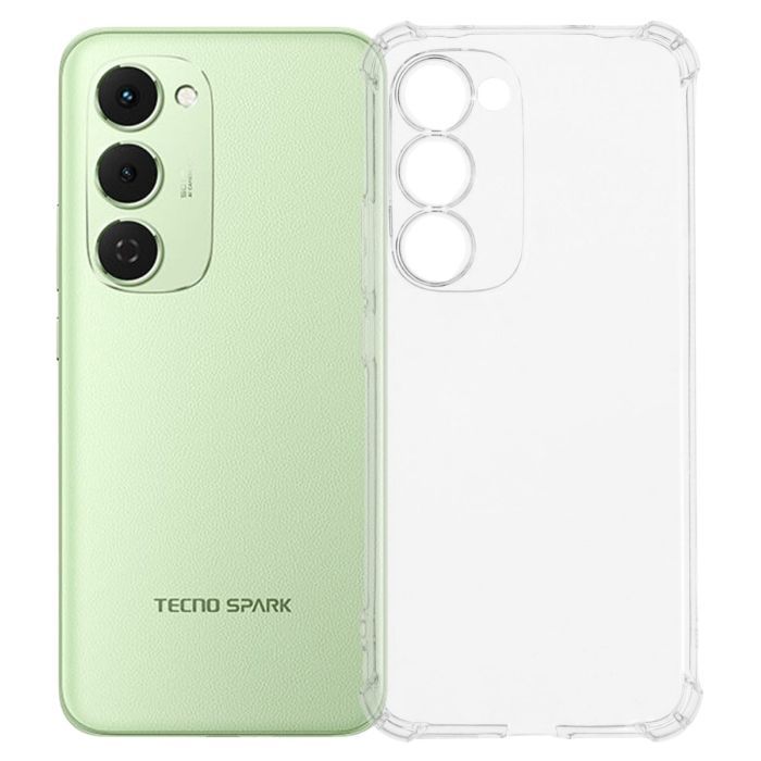 Чехол для мобильного телефона BeCover Anti-Shock Tecno Spark 40 Pro Plus (KM7) Clear (715067)