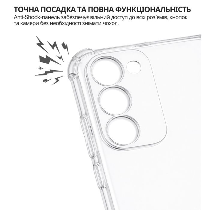 Чехол для мобильного телефона BeCover Anti-Shock Tecno Spark 40 Pro Plus (KM7) Clear (715067) изображение 5
