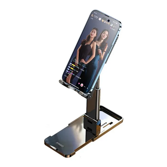 Подставка для планшета та телефона TC01A DoubIe SIiding StabiIizing Bracket Black RTAKO (6975523009431)