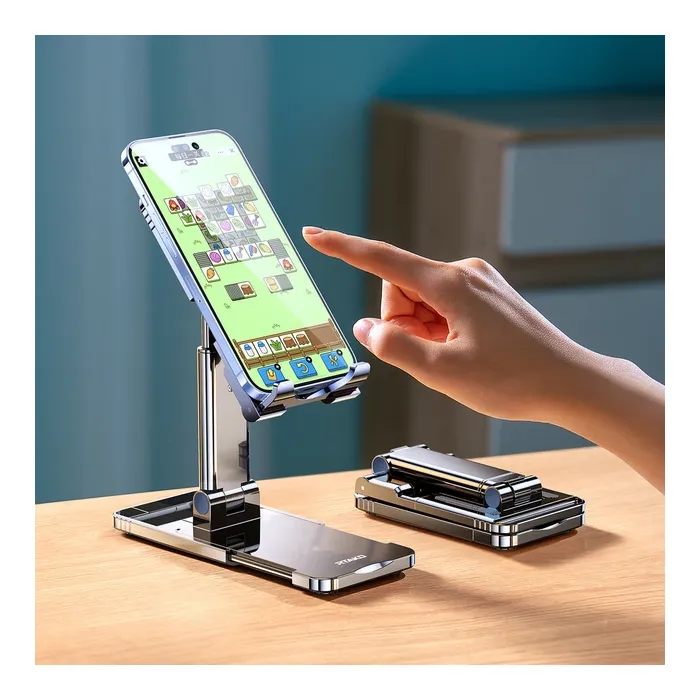 Подставка для планшета та телефона TC01A DoubIe SIiding StabiIizing Bracket Black RTAKO (6975523009431) изображение 6