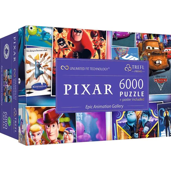 Пазл Trefl UFT Pixar Галерея епічної анімації, 6000 елементів (5900511810387)