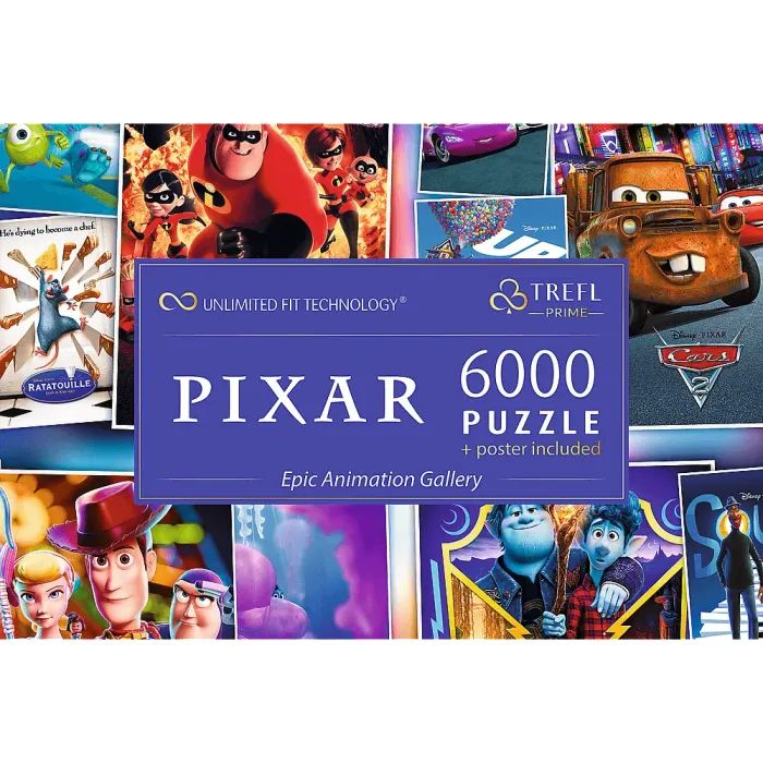 Пазл Trefl UFT Pixar Галерея епічної анімації, 6000 елементів (5900511810387) зображення 4