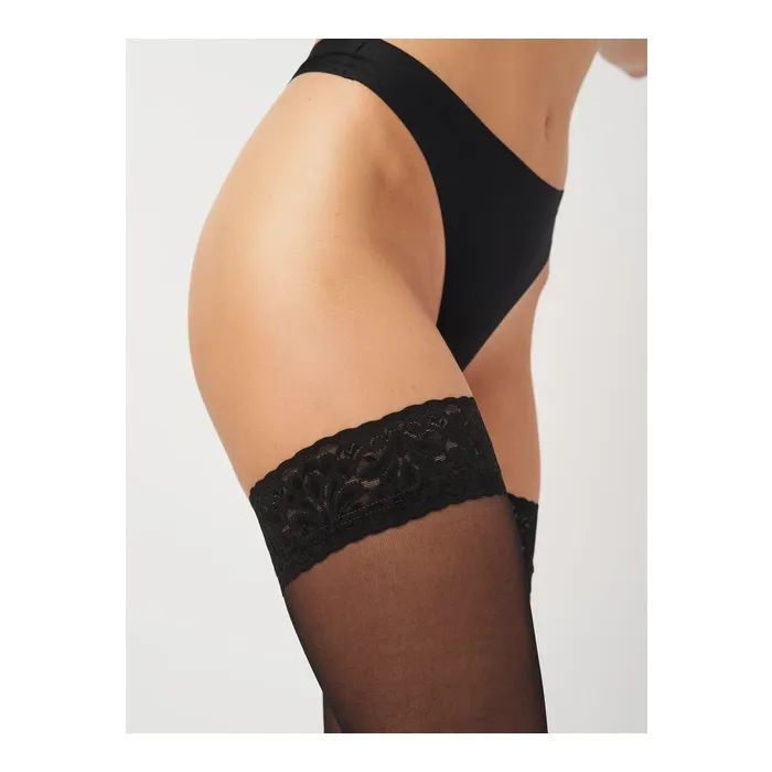 Чулки Corrente Stockings Romantico 40 Den Fumo - 3/4 (2140402774609) изображение 3