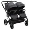 Коляска Adamex 2 в 1 Leo Duo Eco для двійні SA-2 чорна (681143) изображение 8