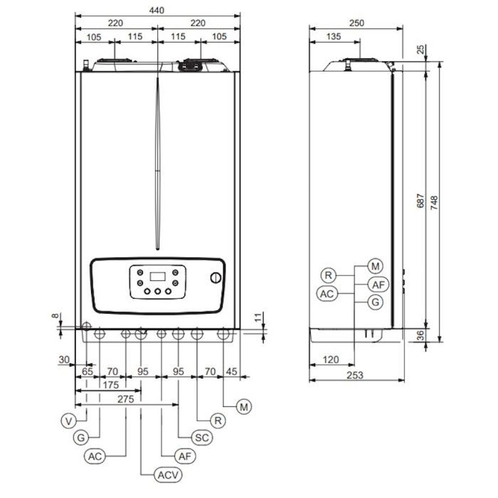 Котел Immergas Victrix Tera V2 32 EU (3.032931) зображення 4