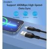 Дата кабель USB 2.0 AM to Lightning 1.0m 2.4A black Choetech (XAL-0003-BK-V2) изображение 5