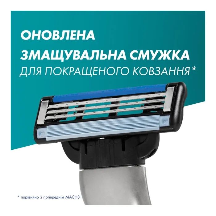 Сменные кассеты Gillette Mach3 10 шт. + Mach3 Charcoal 5 шт. (8700216876094) изображение 5