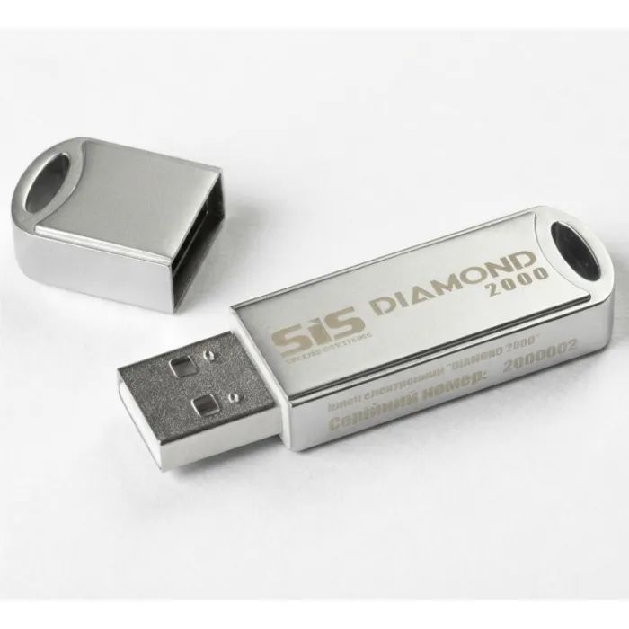 Аппаратный ключ безопасности SIS Засіб КЗІ електронний ключ DIAMOND 2000, металевий корпус (D2000M)