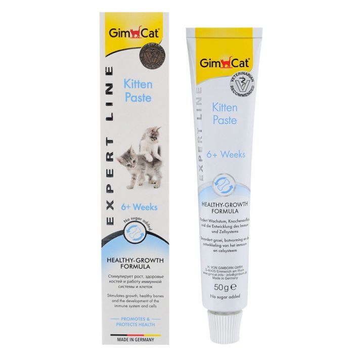 Паста для животных GimCat Expert Line Kitten витаминизированная 50 г (4002064920191)