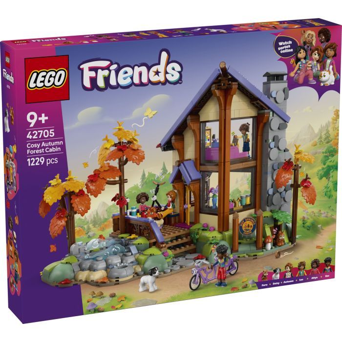 Конструктор LEGO Friends Уютный лесной домик для осеннего отдыха (42705)