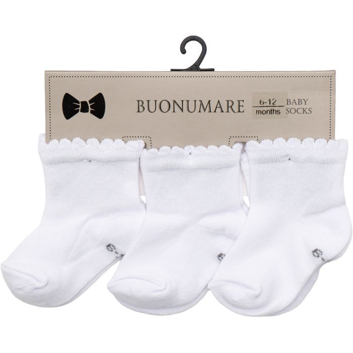 Носки детские BNM однотонные (M0C0101-1198-6-12-white)