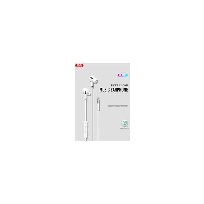 Навушники XO EP22 3.5mm White (EP22-WH) зображення 3
