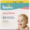 Детские влажные салфетки Pampers Sensitive, 720 шт (8006530134750) изображение 2