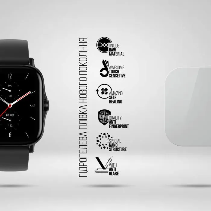 Плівка захисна Armorstandart Matte hydrogel Amazfit GTS 2 6 pcs (ARM91965) зображення 2