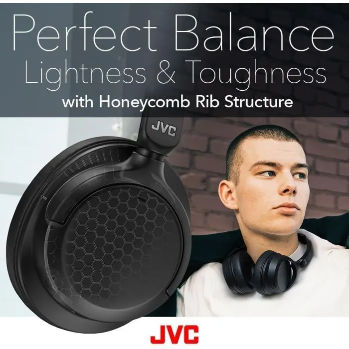 Наушники JVC HA-S75N Black (HAS75N-B-U) изображение 5