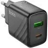 Зарядное устройство HOCO CS23A 1xUSB-C PD30W + 1xUSB QC3.0 black (6942007609944) изображение 2