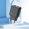 Зарядное устройство HOCO CS23A 1xUSB-C PD30W + 1xUSB QC3.0 black (6942007609944) изображение 9
