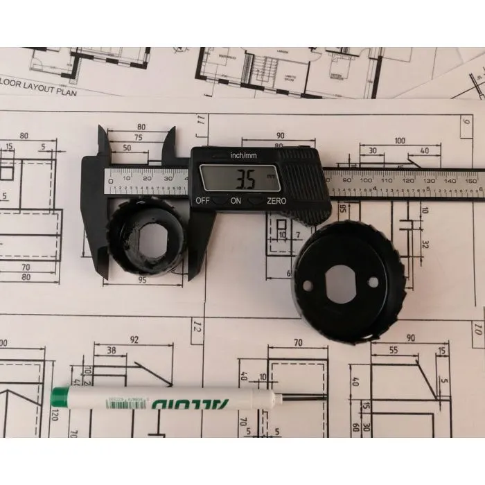 Штангенциркуль Alloid Base, електронний, 150мм, пластиковий (PVC-0375) зображення 6