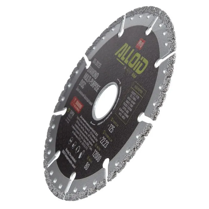 Круг отрезной Alloid Pro, алмазный, многоцелевой, 125мм (DS-20125) изображение 3