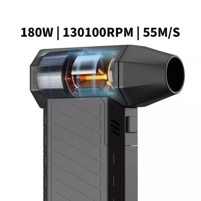 Вентилятор XoKo Jet Fan 2в1 Black (FAN-CL-02V) изображение 2