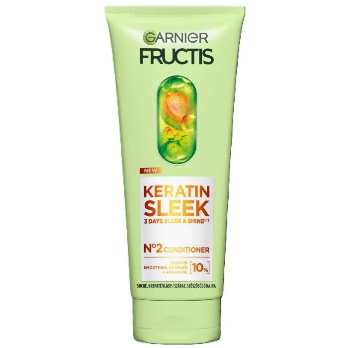 Кондиционер для волос Garnier Fructis Keratin Sleek Conditioner 200 мл (3600542639071)
