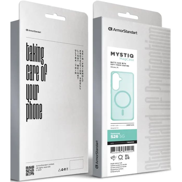Чехол для мобильного телефона Armorstandart Mystiq MagCase Samsung S26 5G Black (ARM91626) изображение 3