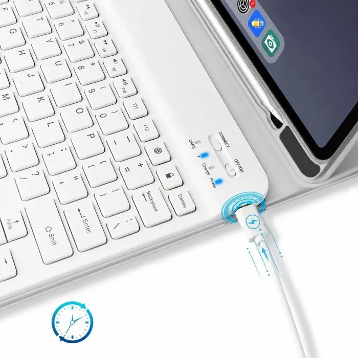 Чехол для планшета BeCover Wireless Keyboard Apple iPad Pro 11" M5 2025 Gray (715985) изображение 4
