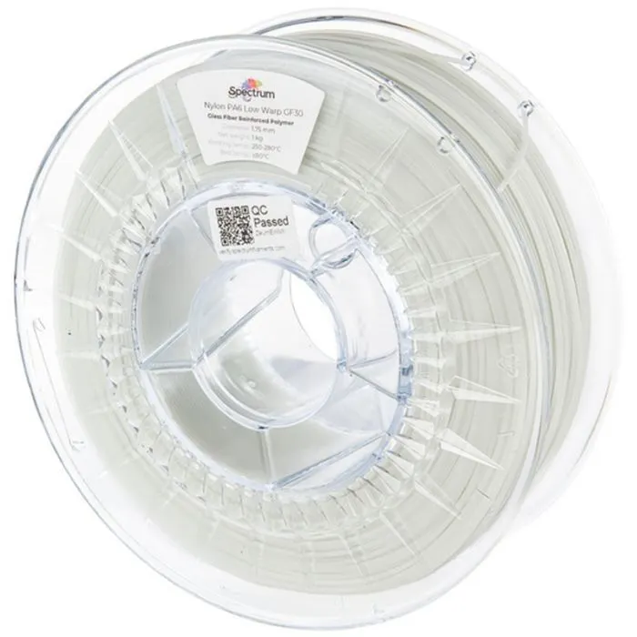 Пластик для 3D-принтера Spectrum PA6 Low Warp GF30 1.75mm Natural 1kg (80722)