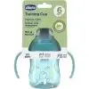 Поїльник-непроливайка Chicco Training Cup 200 мл. від 6 місяців (блакитна) (06921.25) зображення 2