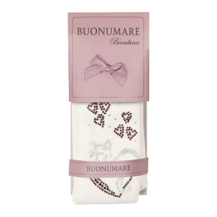 Колготки детские BNM со стразами (M0C0302-1174-3G-cream) изображение 2