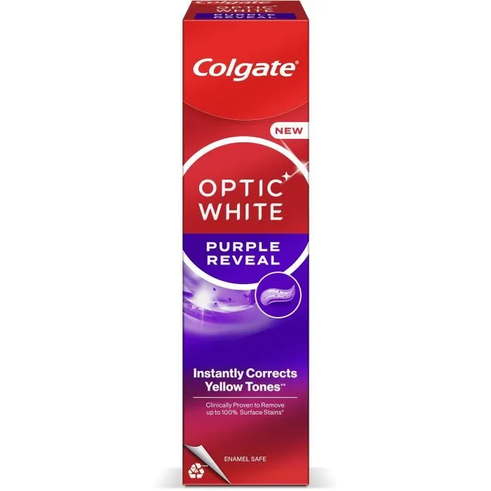 Зубна паста Colgate Optic White Фіолетовий Ефект 75 мл (8718951675681) зображення 2
