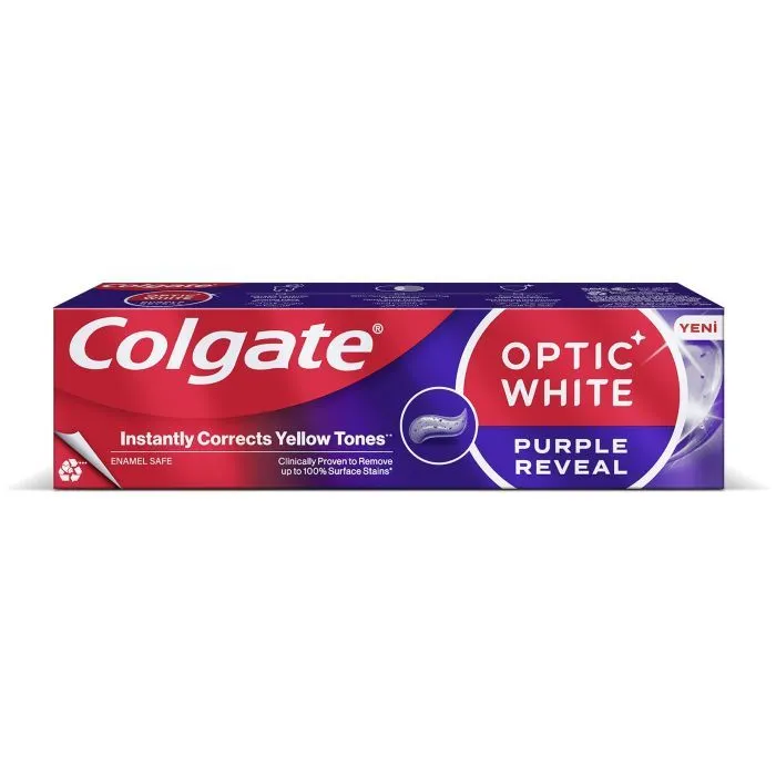 Зубна паста Colgate Optic White Фіолетовий Ефект 75 мл (8718951675681) зображення 3