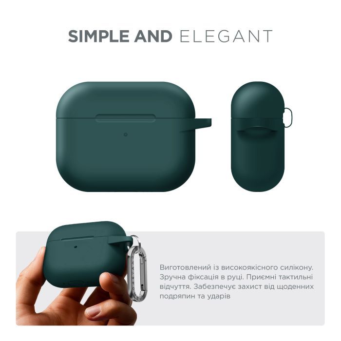 Чехол для наушников Armorstandart Hang Case For Apple AirPods Pro 3 Scarlet (ARM88283) изображение 2