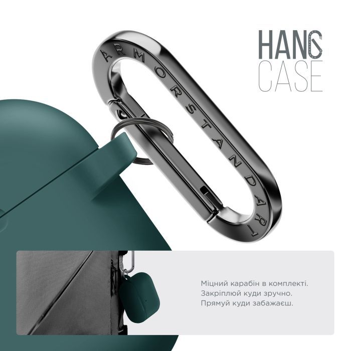 Чехол для наушников Armorstandart Hang Case For Apple AirPods Pro 3 Scarlet (ARM88283) изображение 4