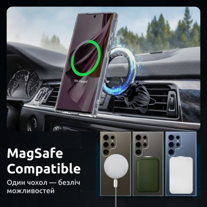 Чохол до мобільного телефона Intaleo CLEAR MagSafe Samsung Galaxy S24 Ultra (1283126590603) зображення 6